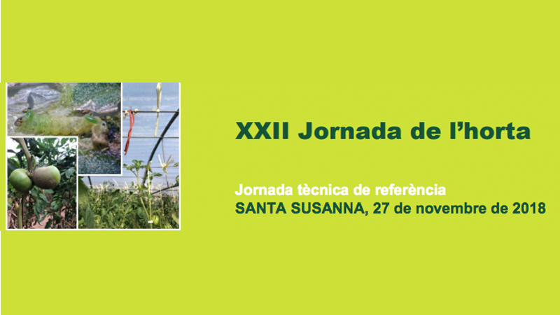 XXII Jornada Técnica de la huerta en Santa Susana