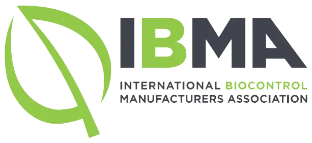 Logotipo de IBMA, la International Biocontrol Manufacturers Association.