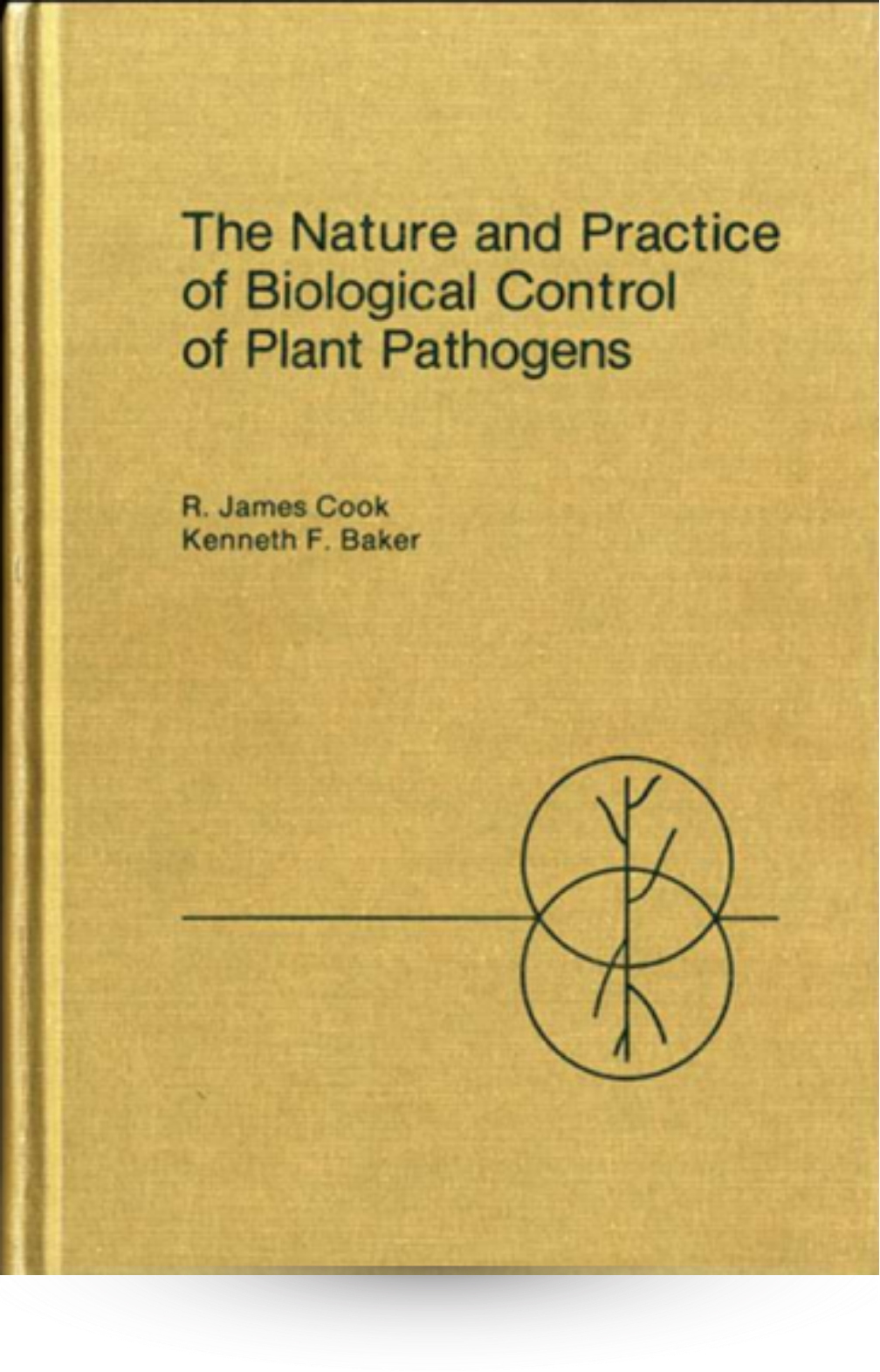 Portada de The Nature and Practice of Biological Control of Plant Pathogens, de Cook y Baker, 1983.